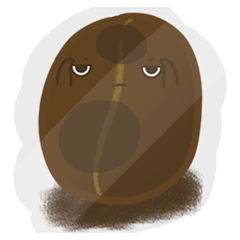 [LINEスタンプ] Be a Coffee Bean