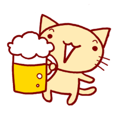 [LINEスタンプ] カラフルニャンコの画像（メイン）