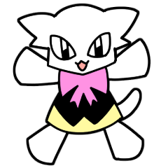 [LINEスタンプ] リボンねこの画像（メイン）