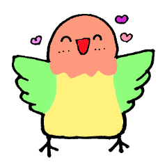 [LINEスタンプ] 鳥のあかさん 1