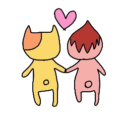 [LINEスタンプ] ごんチャンとにゃんこ