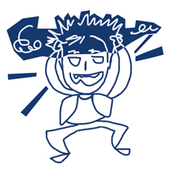 [LINEスタンプ] Mr. 崩壊の画像（メイン）