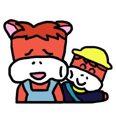 [LINEスタンプ] 病弱ポニー時々息子