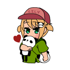 [LINEスタンプ] Lily with her sisters