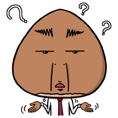 [LINEスタンプ] Chestnut the office worker