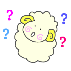 [LINEスタンプ] 迷えるひつじちゃん2