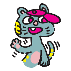 [LINEスタンプ] ねこのルー