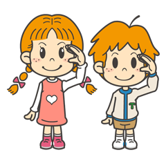 [LINEスタンプ] ノア＆ミア