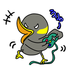 [LINEスタンプ] 九官鳥のろろの画像（メイン）