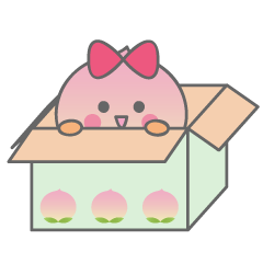 [LINEスタンプ] たべごろピーちゃん