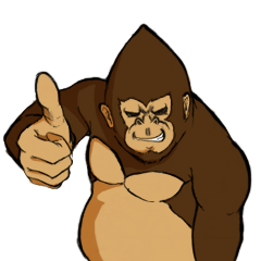 [LINEスタンプ] ゴリラたちのスタンプ