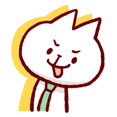 [LINEスタンプ] 顔で会話するねこ。の画像（メイン）