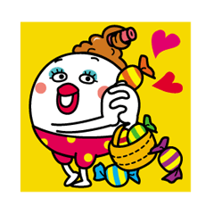 [LINEスタンプ] キュートなおとめさん 2の画像（メイン）