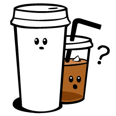 [LINEスタンプ] お持ち帰りのコーヒーの画像（メイン）