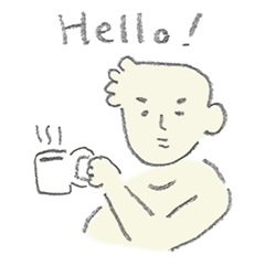 [LINEスタンプ] コーヒーくんとティーちゃんの英語スタンプの画像（メイン）