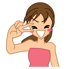 [LINEスタンプ] Ms.Happy 5