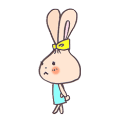 [LINEスタンプ] しばられウサギ