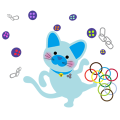 [LINEスタンプ] カンフー猫