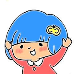 [LINEスタンプ] ポジティブな青木ノコの画像（メイン）