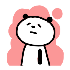 [LINEスタンプ] なんだ？パンダ！