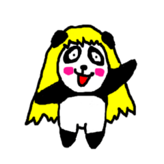 [LINEスタンプ] ゴールデンパンダー