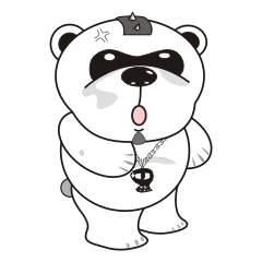 [LINEスタンプ] Funny Moro P Bear