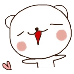 [LINEスタンプ] もじくま