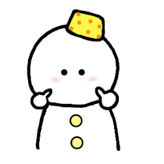 [LINEスタンプ] 雪だるまのスノーちゃん