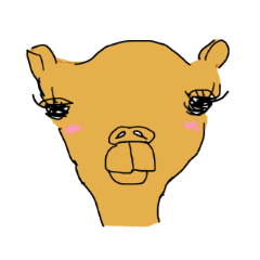[LINEスタンプ] らくだの画像（メイン）
