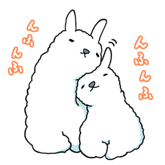 [LINEスタンプ] ア ル パ カの画像（メイン）