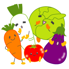 [LINEスタンプ] 素敵な野菜たち