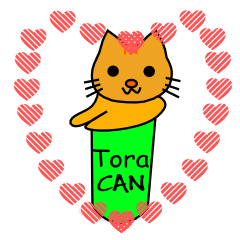 [LINEスタンプ] Shiba CAN ＆ Tora CAN 3 (Eng)