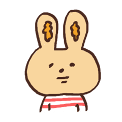 [LINEスタンプ] うさぎのさとる