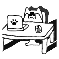 [LINEスタンプ] 働く！ねこリーマン～今日も仕事頑張ろう～の画像（メイン）