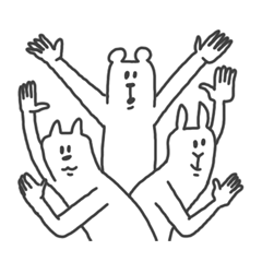 [LINEスタンプ] うざい動物たちです。1。