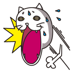 [LINEスタンプ] 虹色ねこの日常スタンプ
