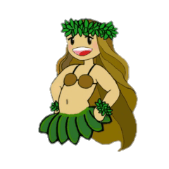[LINEスタンプ] Aloha hulaの画像（メイン）