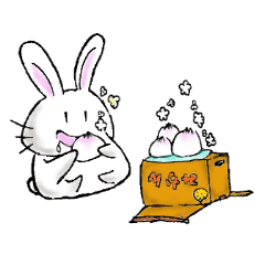 [LINEスタンプ] うさぎと愉快なウサギ達の画像（メイン）