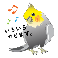 [LINEスタンプ] おちゃめインコ