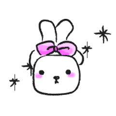 [LINEスタンプ] うさぎなんだけどね