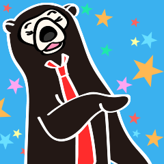 [LINEスタンプ] マレーグマの木下くん