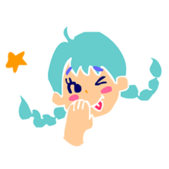 [LINEスタンプ] ミツ・アミ子