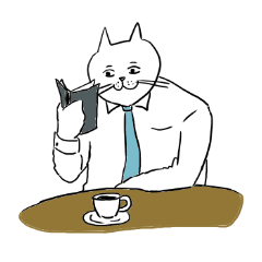 [LINEスタンプ] ワイシャツを着たねこ