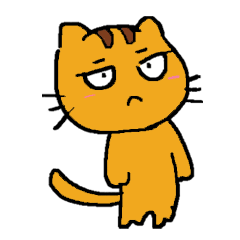 [LINEスタンプ] Orange Kitty - Buru