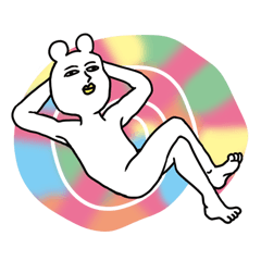 [LINEスタンプ] ヒトくま