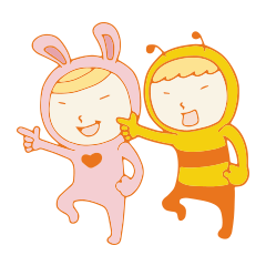 [LINEスタンプ] Bee ＆ Bunny