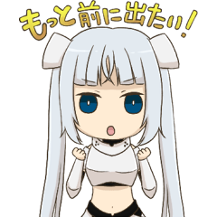 [LINEスタンプ] ミス・モノクローム-The Animation-の画像（メイン）