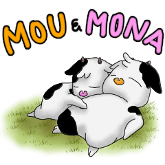[LINEスタンプ] モウ ＆ モナ vol.4の画像（メイン）