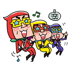 [LINEスタンプ] 忍び家の人々