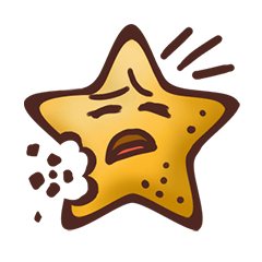[LINEスタンプ] Cute Star Cookie